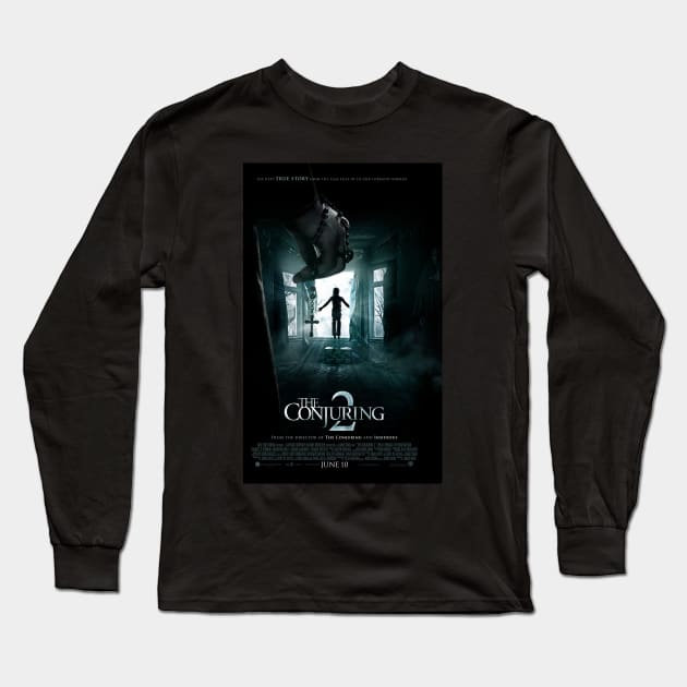 The Conjuring 2 Movie Poster Long Sleeve T-Shirt by petersarkozi82@gmail.com